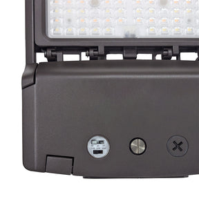 LED Shoebox Area Light - 3 CCT - Swappable Optics - 150/120/100W