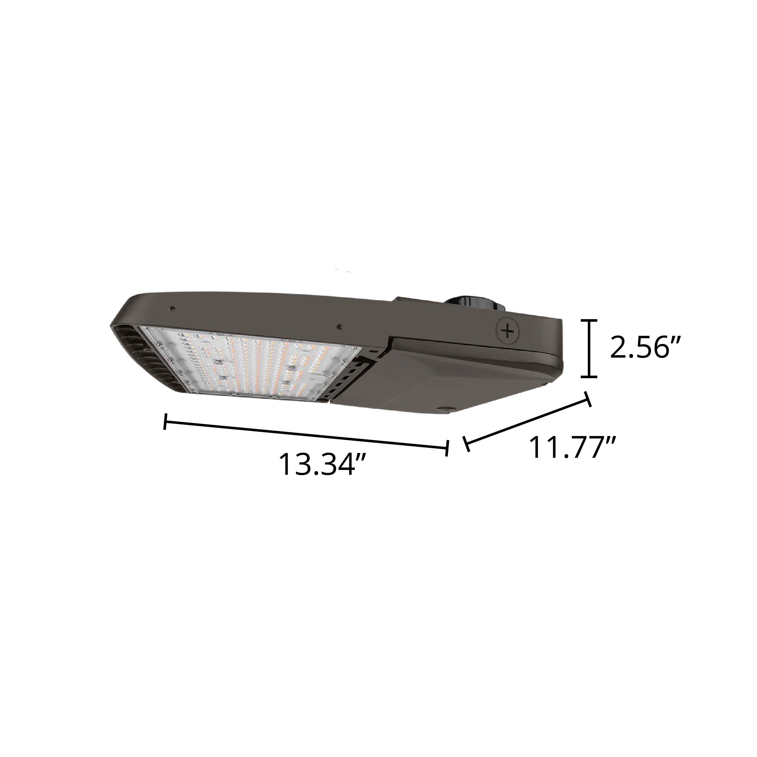 150W Selectable LED Shoebox Area Light - High Voltage (480V)