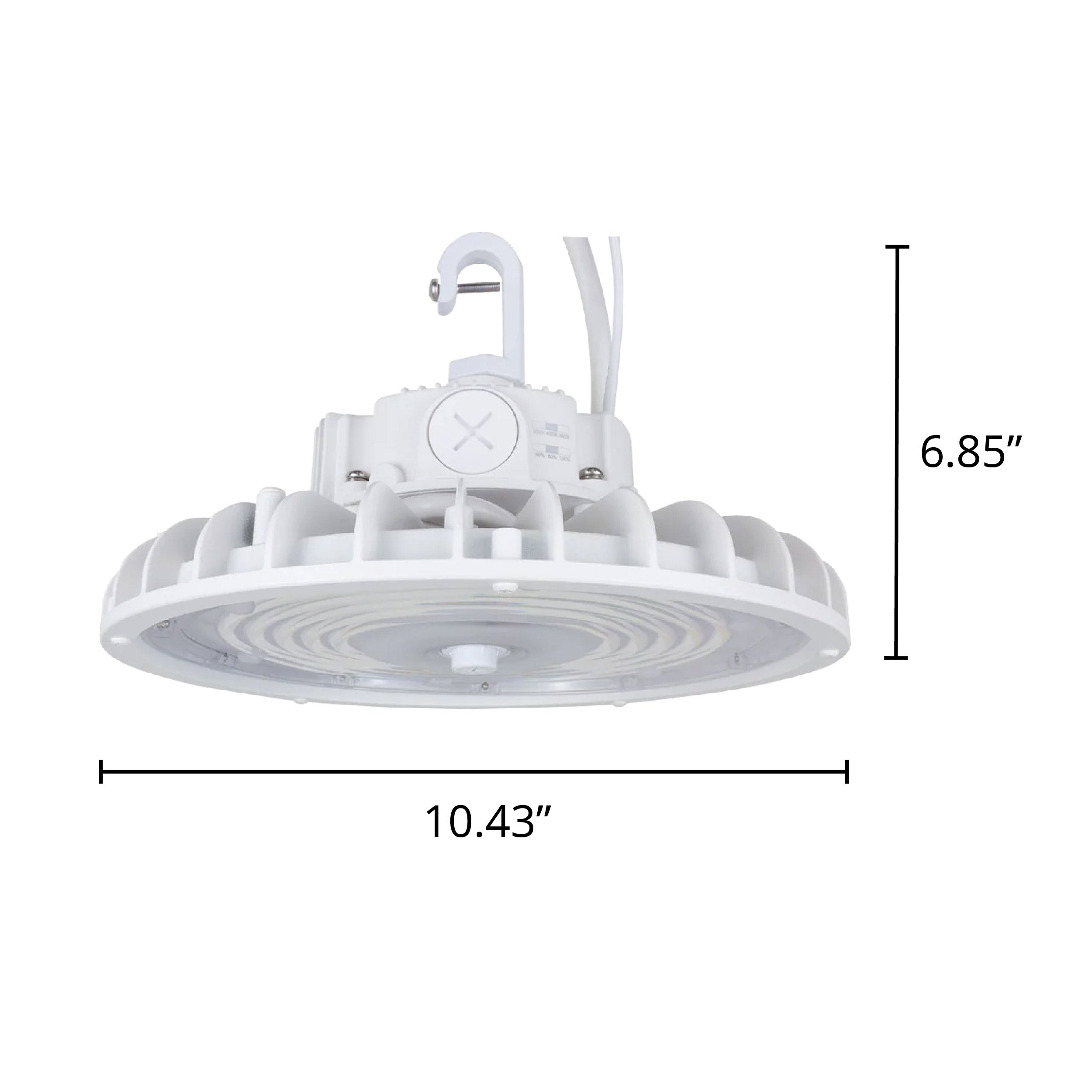 150W Selectable MaxLite Eco Gen 3 UFO LED High Bay, Ceilings 12 to 20 ft