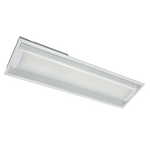 Rectangular ceiling light fixture on a white background