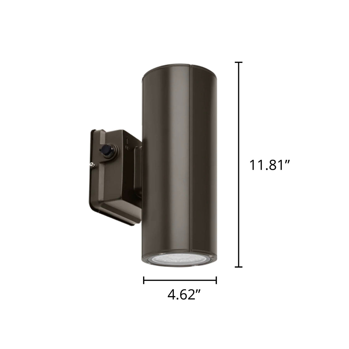 20W Selectable Up/Down Cylinder Wall Sconce