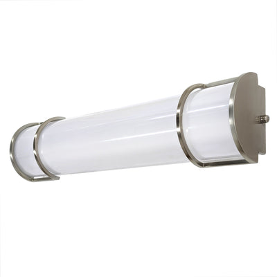 Brushed Nickel Vanity Light with Selectable CCT