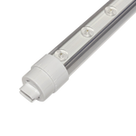 2ft LED Sign Tube Double Side 10W Type B with clear casing and double-end power design for easy install and bright light