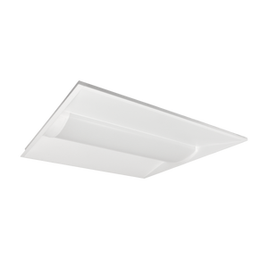 2x2 LED Troffer 3 CCT 13W 20W 26W MaxLite ArcMax ceiling light panel with low-glare design white finish