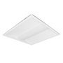 2x2 LED Troffer fixture with frosted lenses and sleek design for energy-efficient lighting upgrades in commercial spaces