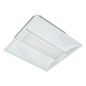 square-shaped, white LED troffer light