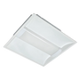 square-shaped, white LED troffer light