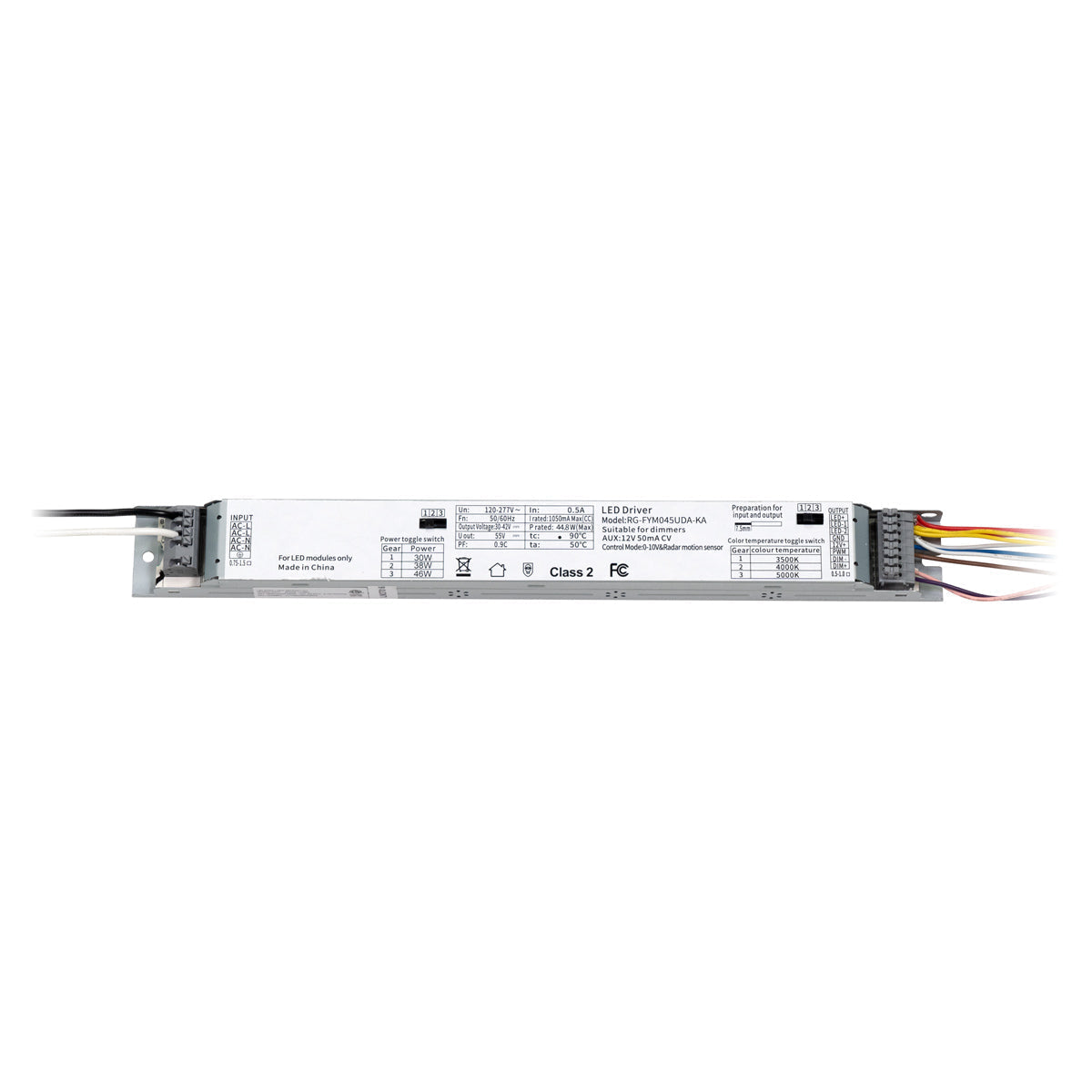 2x8/4x4 Color & Wattage Selectable Magnetic LED Retrofit Kit