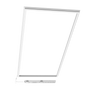 2x4 LED Frame Light 5 CCT RAB FRAME edge-lit panel for 2x4 T-grid ceilings with adjustable wattages and dimming