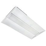 Rectangular 2x4 white LED troffer light