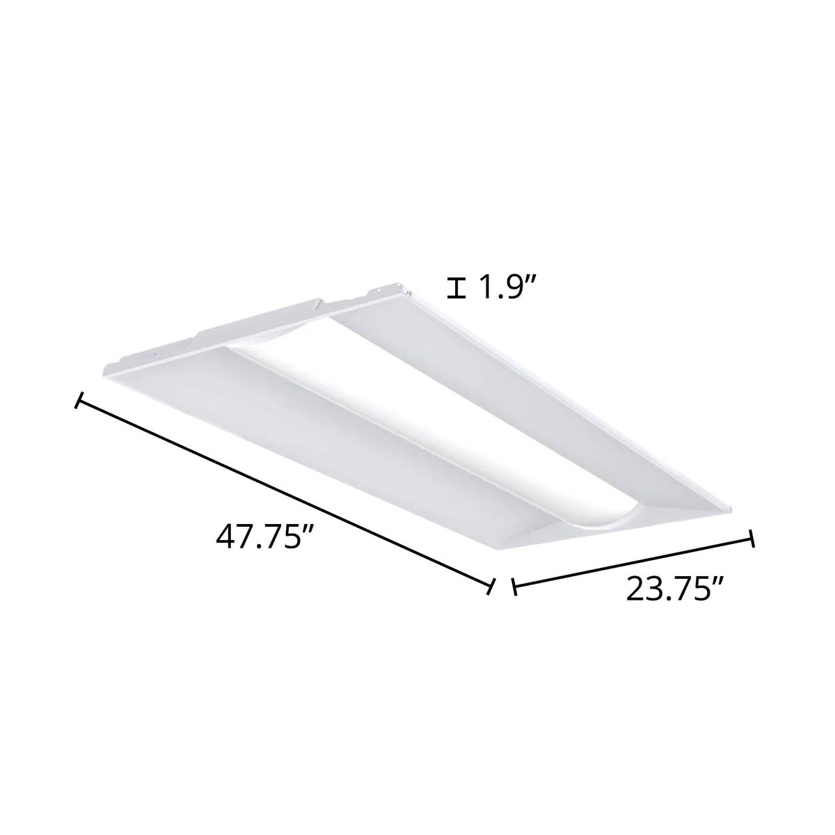 2x4 LED Troffer 50W Lithonia Lighting Stack