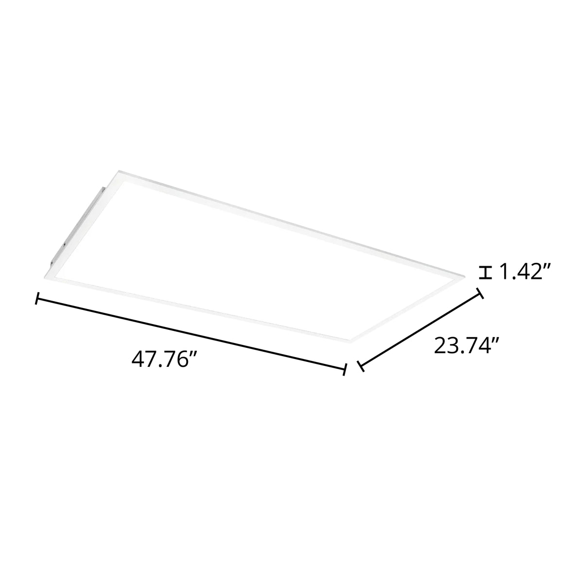 2x4 LED Panel Light 50W Selectable MaxLite (2-Pack)