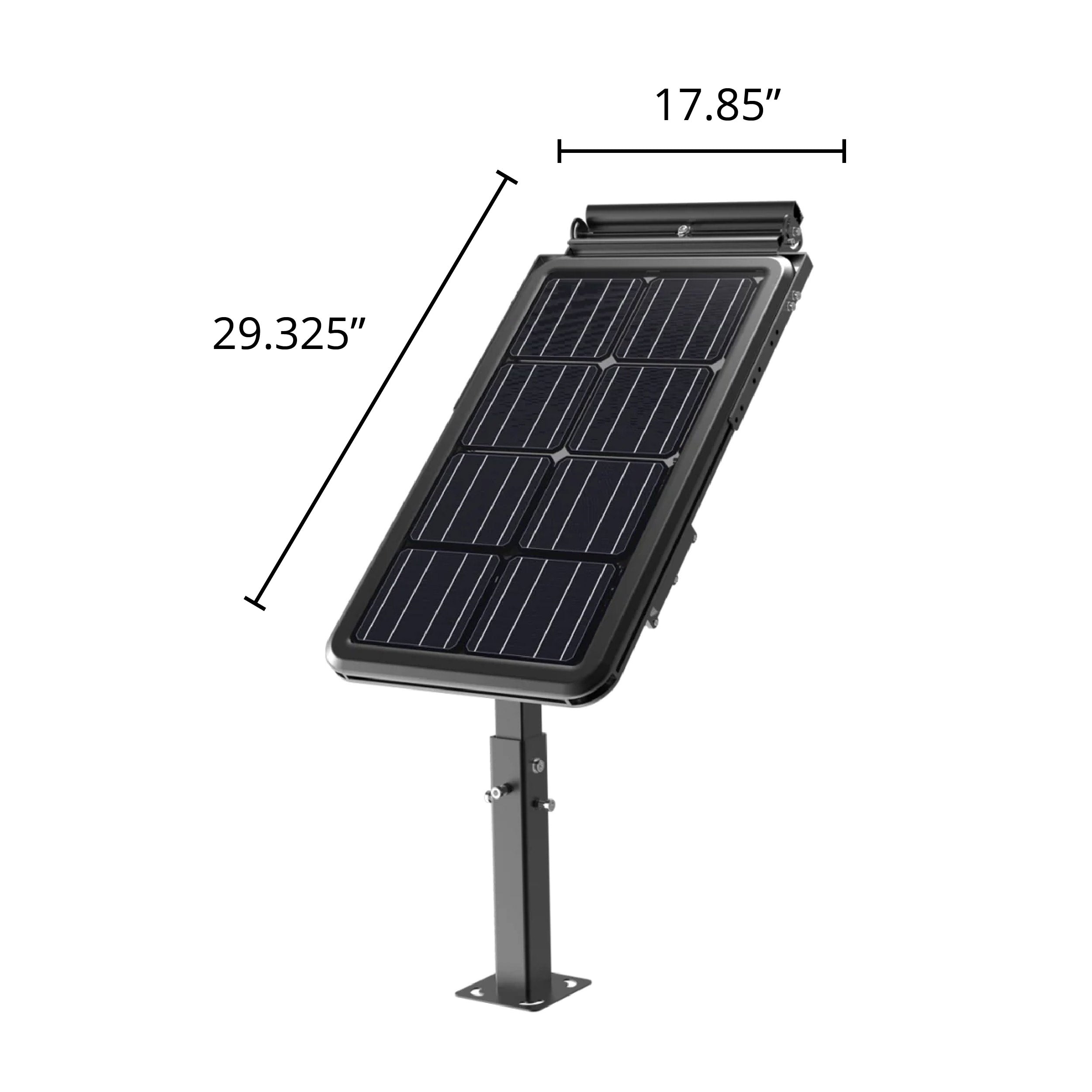 30W Solar LED Billboard Uplight, Bi-Facial Panel