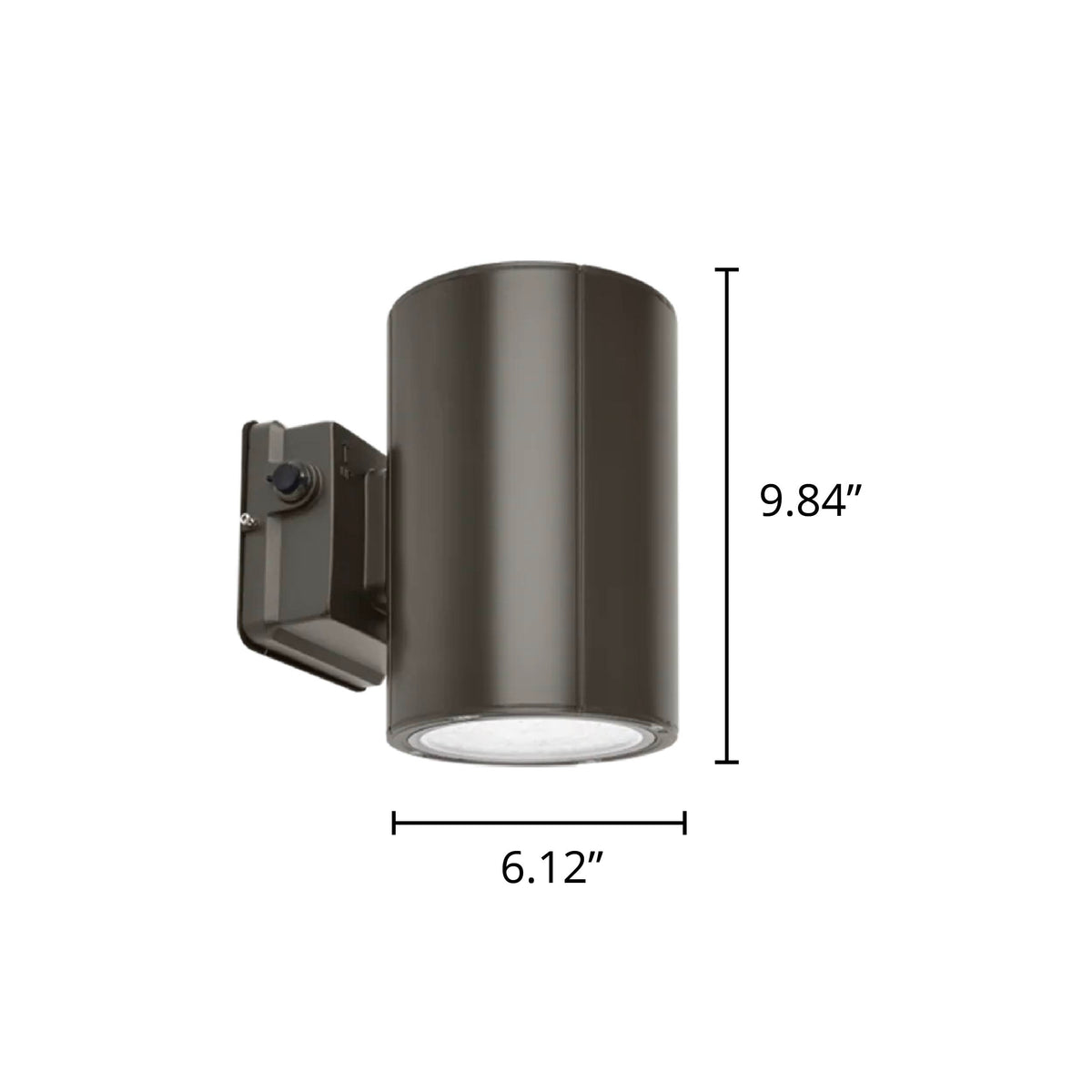 38W Selectable Up/Down Cylinder Wall Sconce