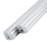 8ft LED Narrow Strip Light linkable tube lighting with aluminum frame and white diffuser end caps
