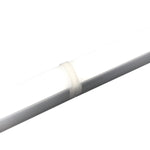 Close-up of 8ft LED Narrow Strip Light showing bright, linkable, efficient 60W tube lighting fixture detail