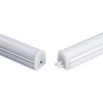 8ft LED Narrow Strip Light linkable ends showing connector for continuous 60W tube lighting system