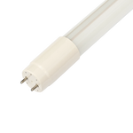 Close-up of 4ft LED Tube 17W Type B light bulb with pins designed for energy-saving fluorescent retrofit projects