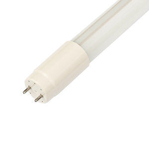 Close-up of 4ft LED Tube 17W Type B light bulb with pins designed for energy-saving fluorescent retrofit projects