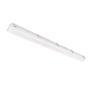 4ft LED Vapor Tight light fixture with adjustable wattage and color temperature, designed for harsh environments