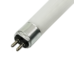4ft T5 LED Tube 25W Type B with metal pins and frosted glass for energy-efficient lighting replacement