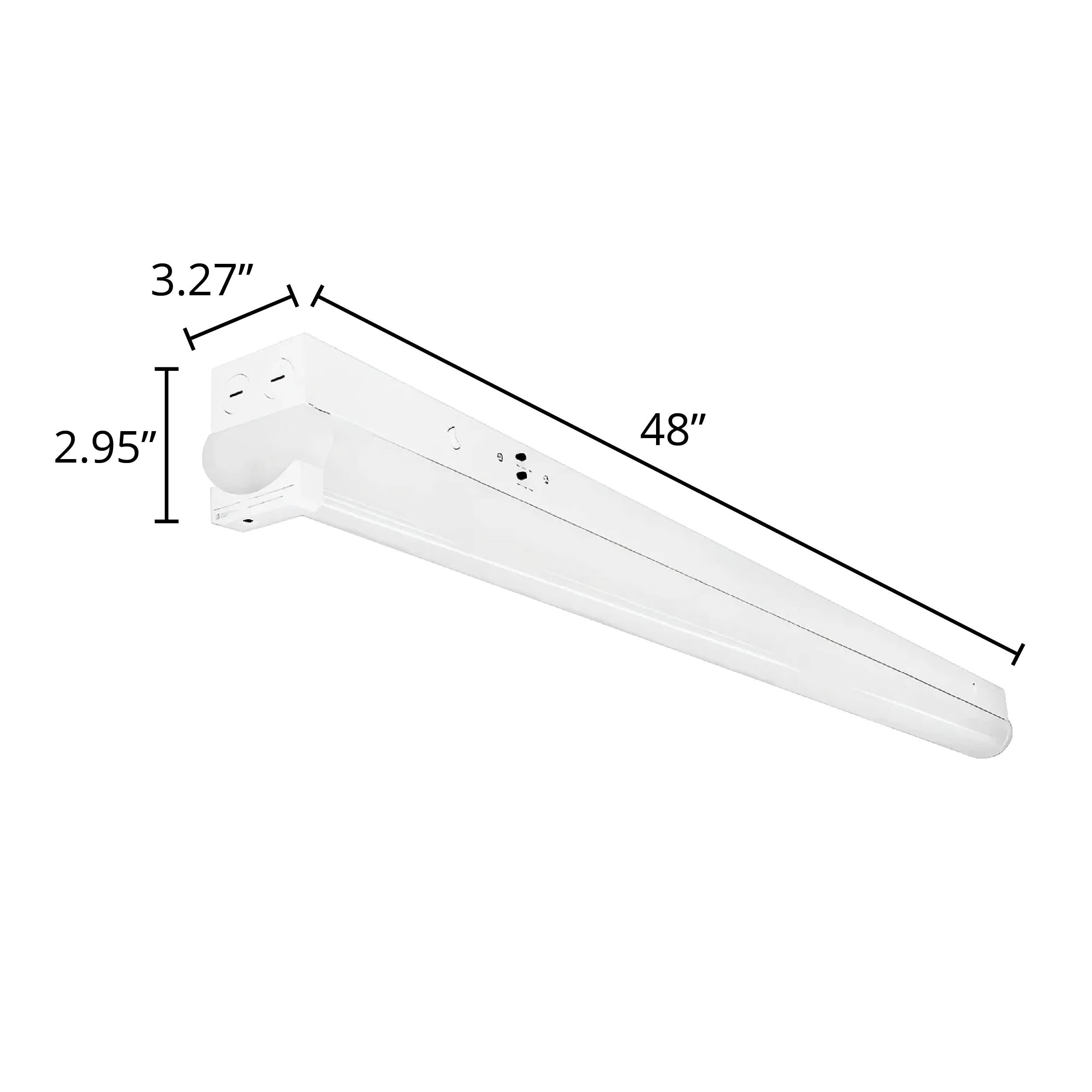 4ft 45W Selectable LED Linear Strip Light with Emergency Backup
