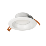4" LED Downlight - 5-CCT - 10W - Nora Theia with field-selectable color temperatures and quick install features