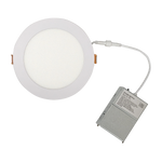 6" LED Wafer Light with 5 CCT options and 12W power featuring ultra-slim, canless design and driver connection