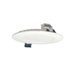 4 inch Non-Metallic LED Wafer Light 5-CCT 10W Nora FLAT with spring clips for easy installation and low-clearance ceilings