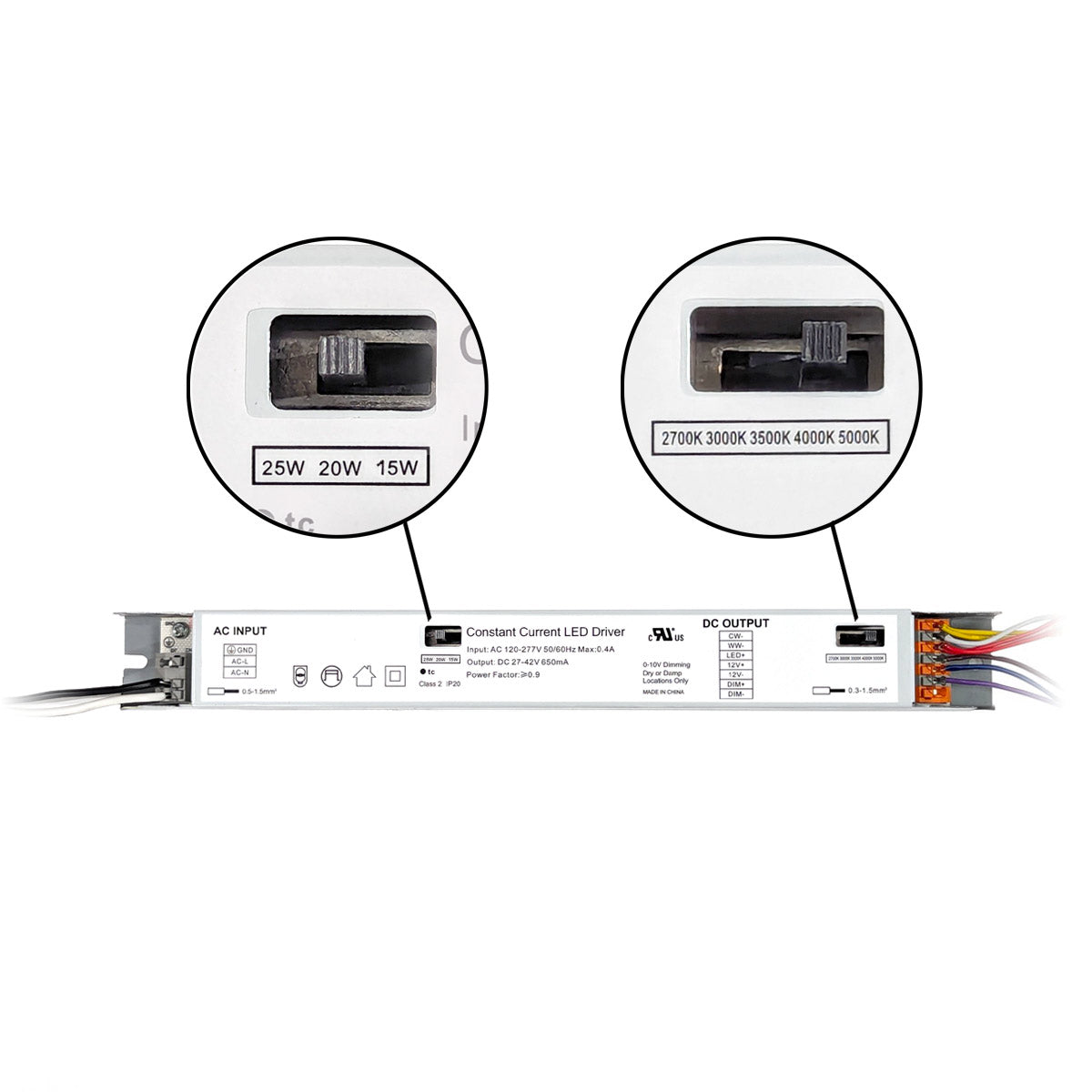 LED Magnetic Retrofit Kit for 2x2 Troffer - 5-CCT - 15W/20W/25W