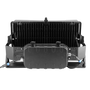 The back view of the 600W LED stadium light from ELEDLights. You can see the connections from the driver to the fixture & from the driver box out to the power connection.