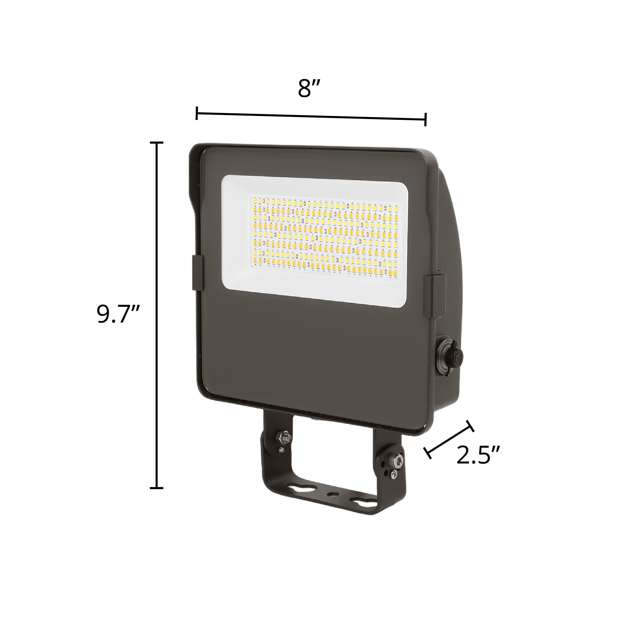 63W Selectable LED Flood Light with Photocell