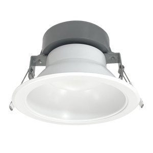 6 inch Architectural LED Downlight with white trim and metal housing for recessed lighting applications