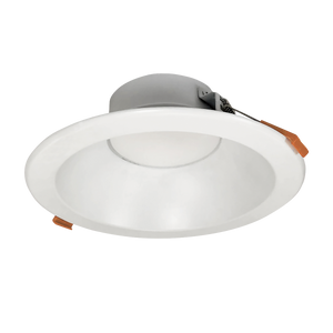 6" LED Downlight 5-CCT 15W Nora Theia with white trim and integrated pre-wired junction box for easy installation