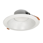6" LED Downlight 5-CCT 15W Nora Theia with white trim and integrated pre-wired junction box for easy installation