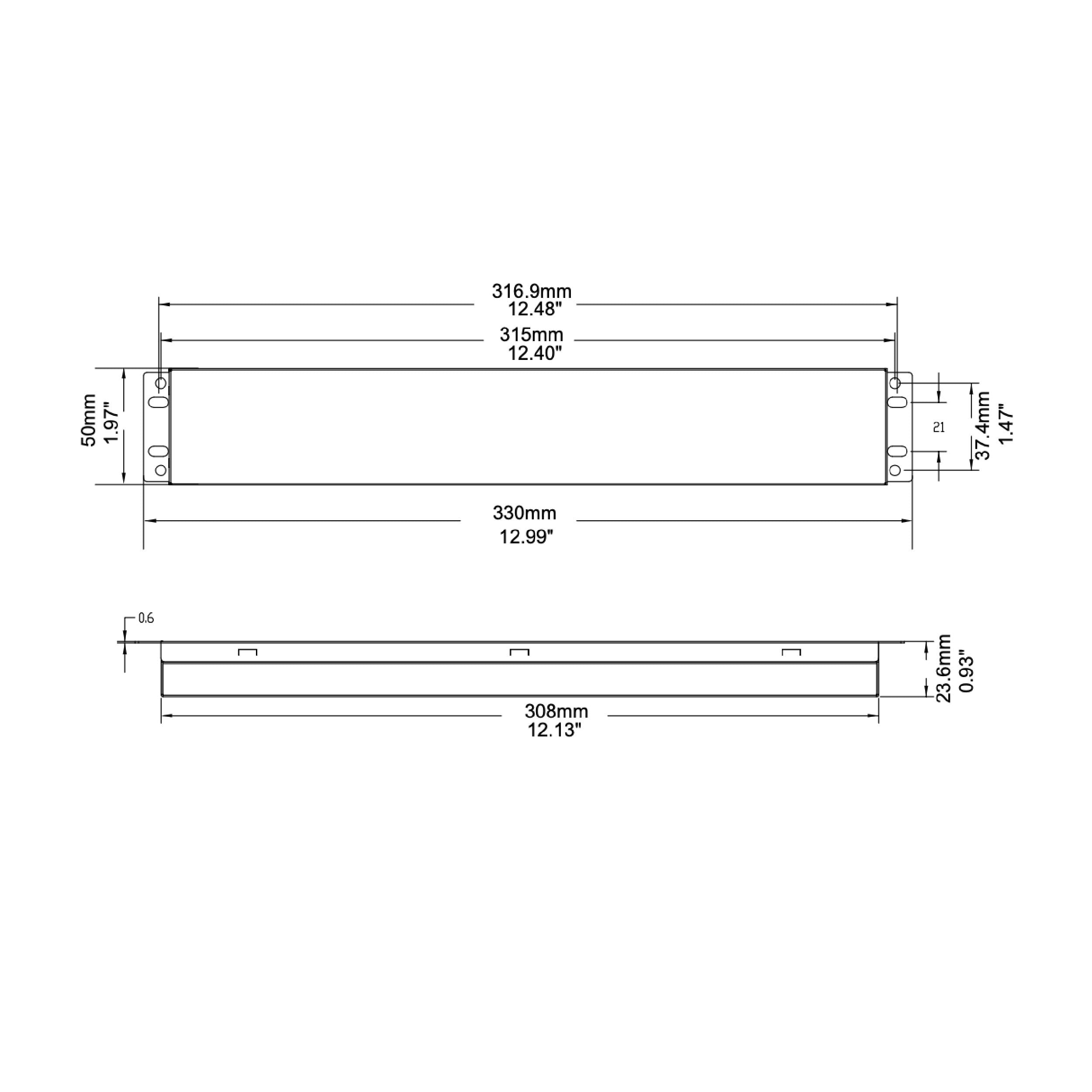8W Emergency LED Driver for LED Lights Up to 60W