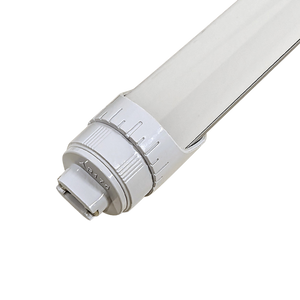 Close-up of an 8ft LED Tube 40W 7,200 lm with ballast bypass and R17D endcap for efficient lighting upgrades.