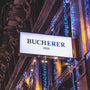 Illuminated storefront sign using 10ft LED Sign Tube Double Side 52W Type B with bright even lighting at night