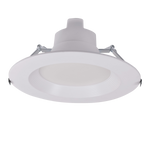 10 inch Universal LED Downlight with white baffle trim and slim design for versatile ceiling installation
