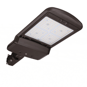 LED Shoebox Area Light - 3 CCT - Swappable Optics - 150/120/100W