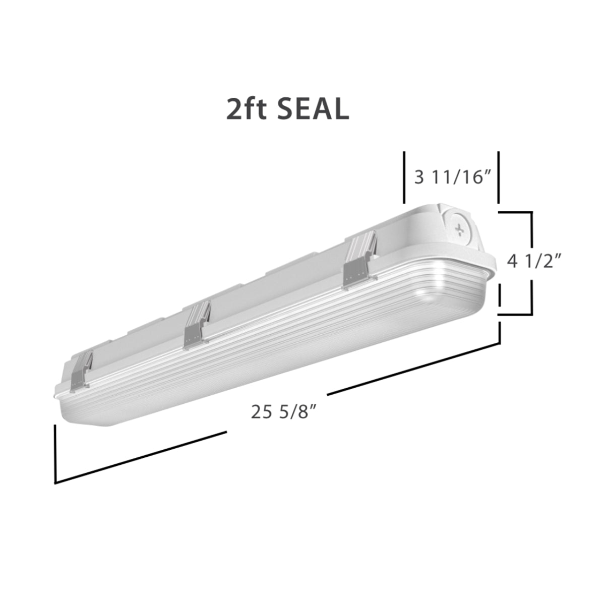 2ft 25W Selectable RAB SEAL LED Vapor Tight Light