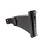 Adjustable Square and Round Pole Mount for SBSG21 Area Lights in black metal with mounting bolts and pivot mechanism