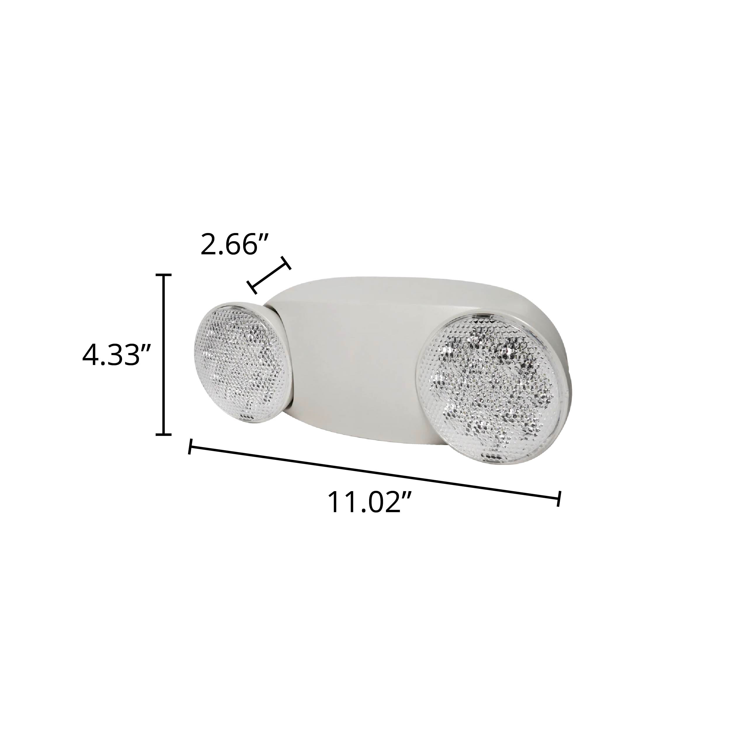 Dual Head LED Emergency Light