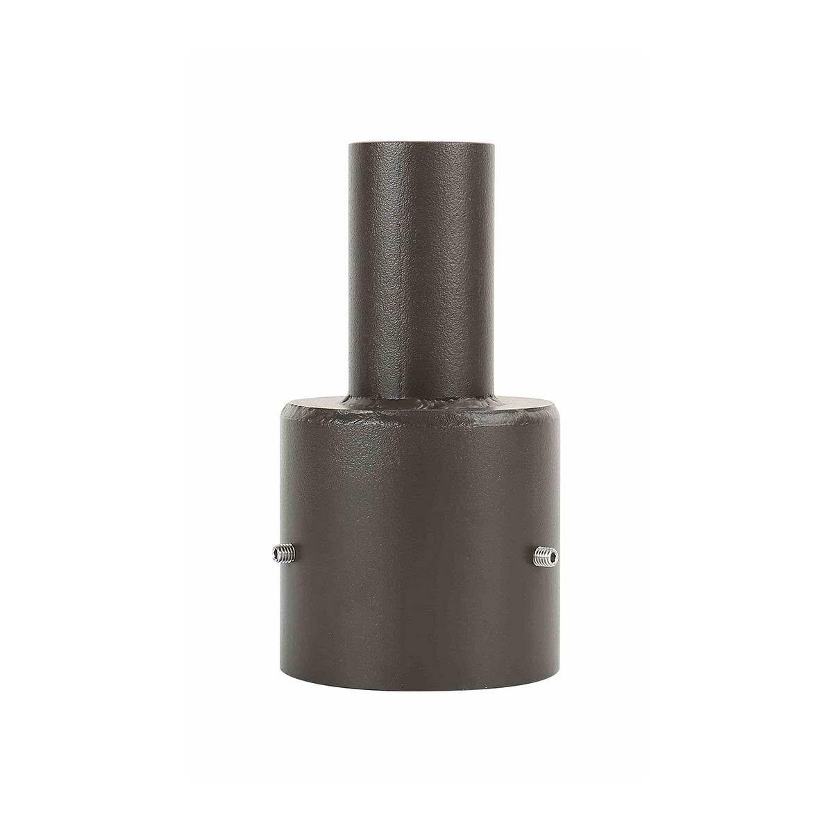 Tenon Reducer for 4 inch Non-Tapered Round Poles steel bracket with bolts for adjustable light fixture mounting