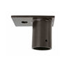 Dark bronze Tenon Mount Adapter for Yoke Fixtures designed to mount flood light on 2-3/8” O.D. tenon securely.