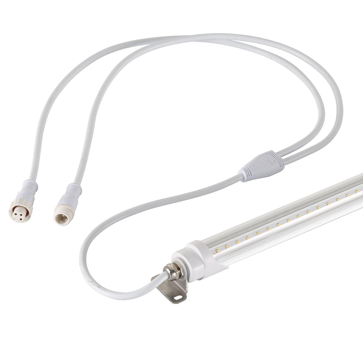 6ft LED Refrigerated Display Case Light 30W 5500 lumens 5000K IP65 with quick-connect cable and shatterproof housing