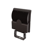LED Flood Light w Photocell 3 CCT 150 120 90W with durable black housing and adjustable mounting bracket