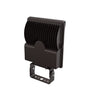 LED Flood Light w Photocell 3 CCT 150 120 90W with durable black housing and adjustable mounting bracket