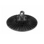 UFO LED Low Bay 2-CCT light fixture with cooling fins and hook for chain or pendant installation