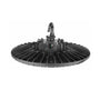 UFO LED Low Bay 2-CCT 40/60/80/100W black industrial light fixture with cooling fins and hook mount